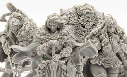 model kit resin kit 28509 Dead Kingdom 15th Anniversary Survivors Collectible Unassembled Sculpture for Hobbyists
