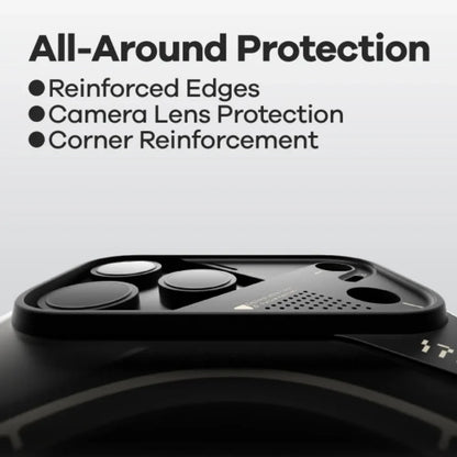 Aulumu A17 Rugged for iPhone 17 Pro Max Case | MagSafe Compatible Touch-Sensitive Buttons Integrated Drop Protection Military