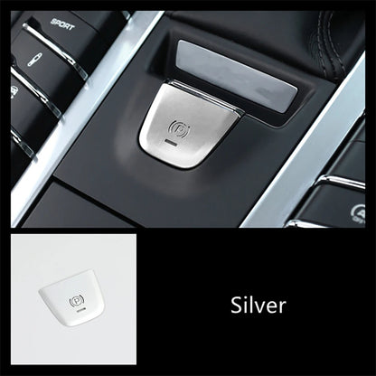P Button Handbrake Parking Decoration Cover Trim For Porsche Macan 2014-2018 Cover Stickers Trim Car Styling Interior Accessorie