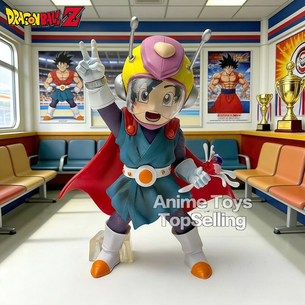 19cm/7.48in Anime Dragon Ball Gt Pan Figure Mister Satan Pan Figurine PVC Action Figures Collection Model Toys