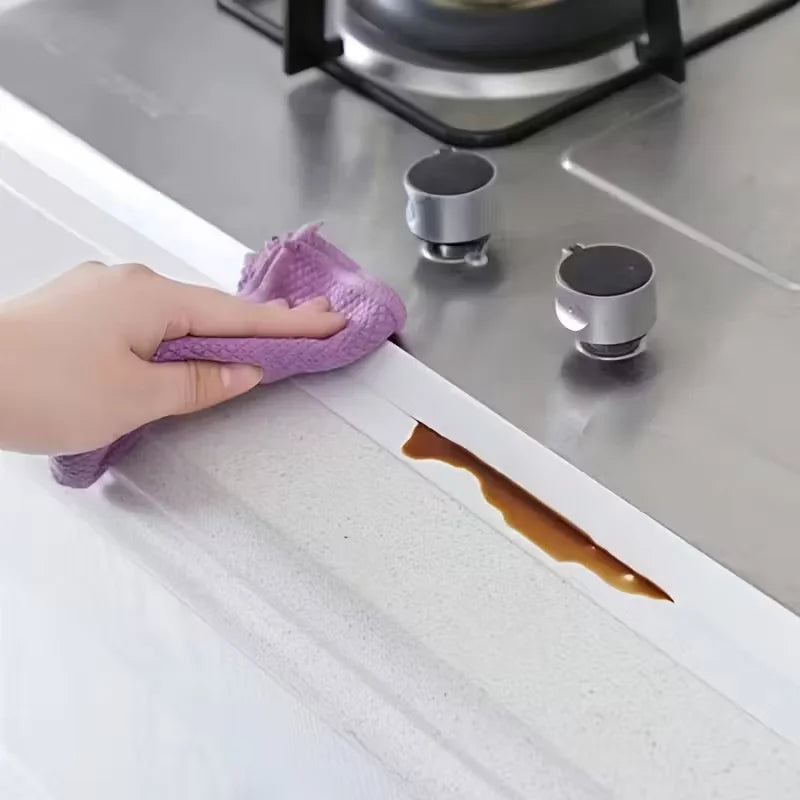 1m/3.2m PVC Waterproof Sealing Tape for Bathroom Sink, Shower, Bathtub and Toilet - Self Adhesive Wall Sticker