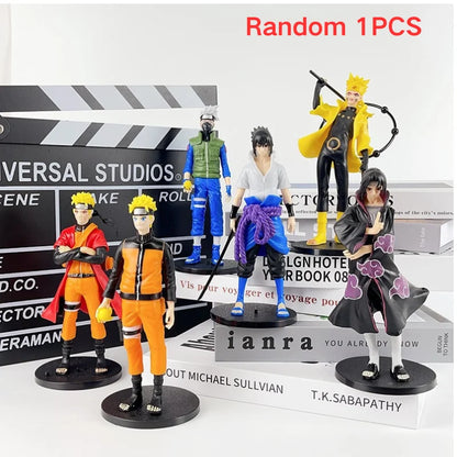 Anime Naruto Figure Uchiha Itachi Sasuke Kakashi Set PVC Action Figure Model Toy Gift Collection