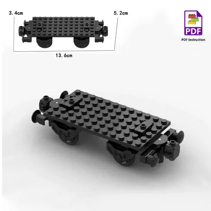 MOC Fuel Gas Tank Building Blocks Kit Wine Barrels Goods Container Forklift Bricks Toys Boys Gift