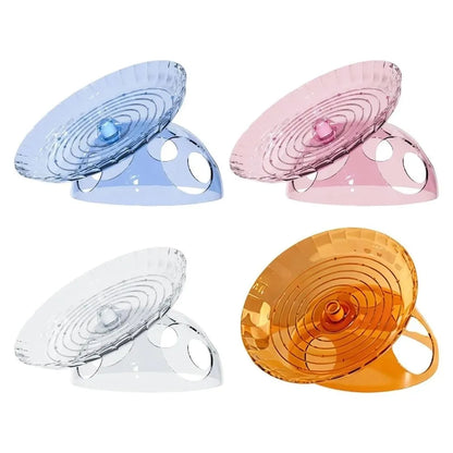 Non Slip Hamster Running Wheel Plastic Silent Hamster Exercise Wheel Wear-resistant Transparent Spinner Running Disc