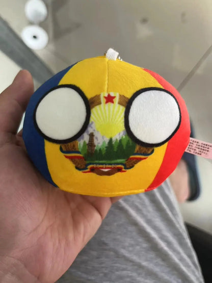 Country Ball Plush Toys 70 Styles 10cm Polandball Pendant Country Balls Countryball Stuffed Doll Xmas Birthday Gifts for Kids