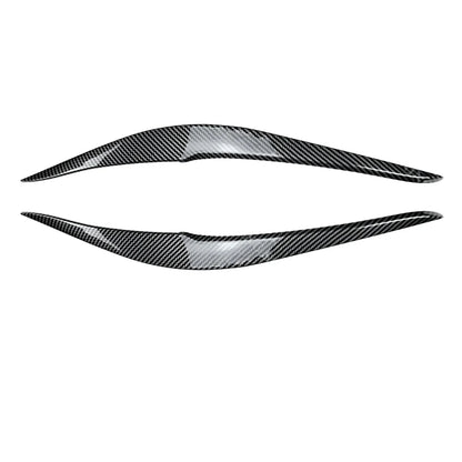 Front Headlight Eyelids Eyebrows For BMW F87 M2 / M2C 2016-2021 Shiny Black High Quality ABS Lids Front Lamp Body Kits Tuning