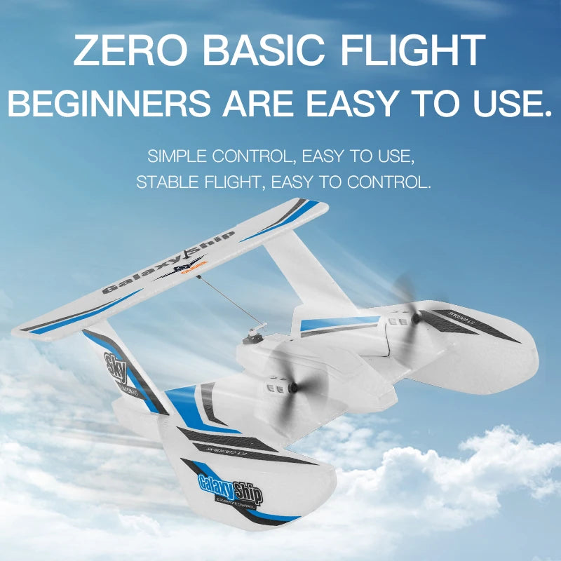 KF603 RC Glider EPP Foam 2.4G 3CH Radio Control Sea And Air RC Plane Water Land Flying Boat Airplane Toys Gift For Boys