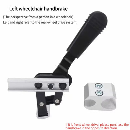 Wheelchair Hand Brake Electric Mechanical Anti-slip Brake Wheelchair Accessories High Sensitivity Wheelchair Brakes Replacement