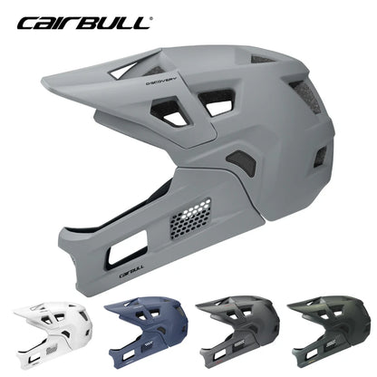 CAIRBULLDiscovery Full Face MTB Cycling Helmets Adult Racing Downhill casco Removable Chin BMX Off-Road All-Mountain Speed Bike