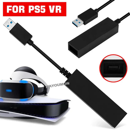 2026 New for PS VR Mini Camera Adapter for Playing PS VR on PS5 PS4 PSVR to PS5 Converter Cable Adapter Gaming Accessories