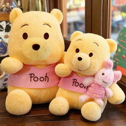30/45/60cm Winnie Plush Toy Cute Little Bear Doll Cartoon Cute Stuffed Doll Accompany Decoration Home Decor Toy Birthday Gift