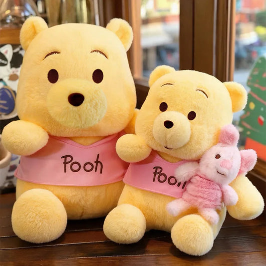 30/45/60cm Winnie Plush Toy Cute Little Bear Doll Cartoon Cute Stuffed Doll Accompany Decoration Home Decor Toy Birthday Gift