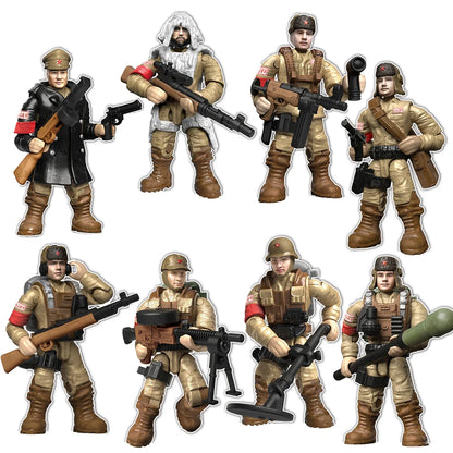 World War Army Military Soldiers Special Forces Model Assemble Building Blocks Bricks Children's Toys Gift