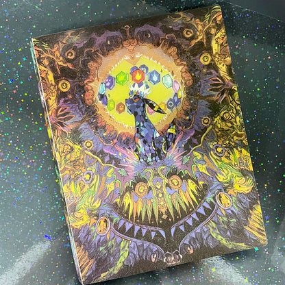 2026NEW PTCG Eevee Collectible Card Album 4 Compartments Can Hold 240 Pcs Card Gengar Ex Collectible Card Book Storage Bookcase