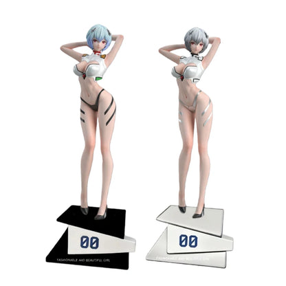 【In Stock】Chassis Desktop Ornaments Short Hair Ling Ayanami Rei Gk Hand-Made Two Beautiful Girls Tide Play Decorations