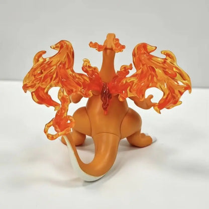 Pocket Monster Gigantamax Charizard Anime Figure Mega Evolution Charizard Action Figure Desktop Ornament Collect Model Toy Gift