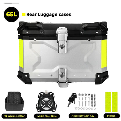 CNC Aluminum Motorcycle Helmet Box Trunk Top Case Travel Luggage Storage Box for BMW R1200GS Adventure 1200 GS R1250GS ADV