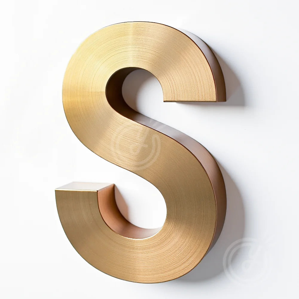 Custom LED Backlit House Number Sign 3D Metal for Outdoor Business Storefront Waterproof Illuminated Light Up Door Signs Letters