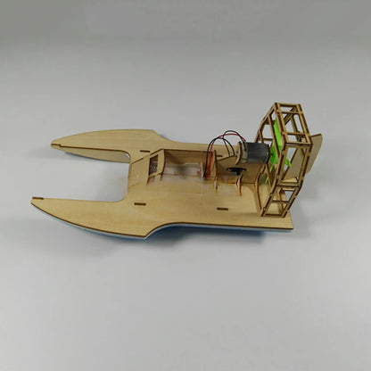 Flying Fish Assembled Electric Wind Speedboat Technology Small Production DIY Small Handmade Kit