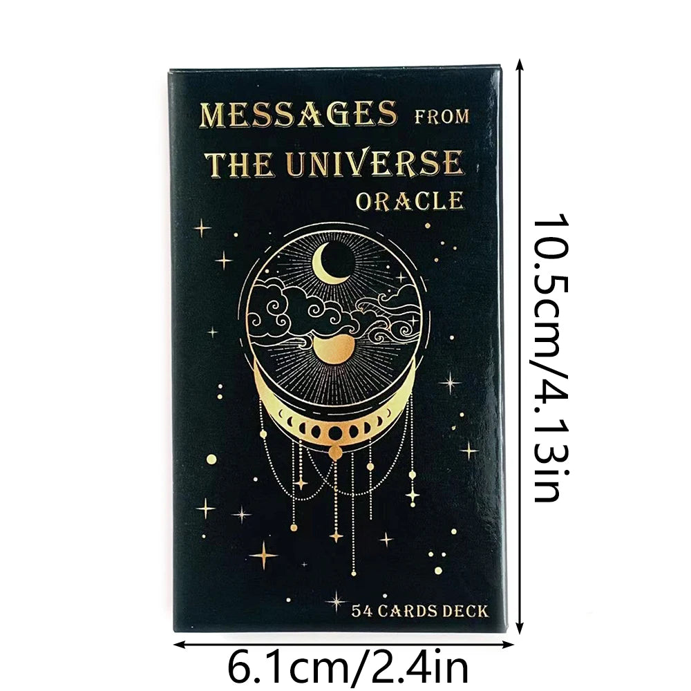 NEW Messages From The Universe Oracle A 54 Cards Deck,English Version Of Fate Divination Card Game,Family Party Games