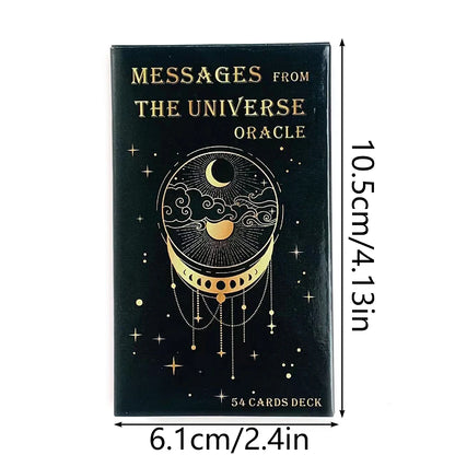 NEW Messages From The Universe Oracle A 54 Cards Deck,English Version Of Fate Divination Card Game,Family Party Games