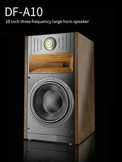 A pairCustom Styles-Xmsj-DF-A10 HIFI Speaker Bookshelf Speaker Wooden Case Passive None-Battery Lossless