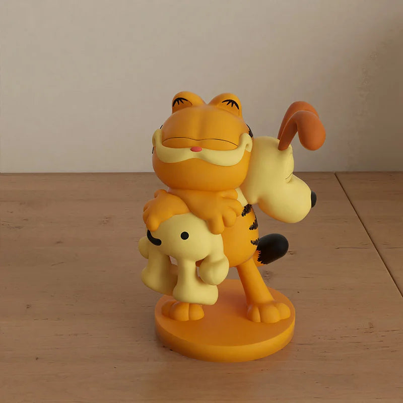 2026 Hot New Cute Style 8.5Cm Garfields Family Peripherals Desktop Ornament Collectible Figure Model Toys Birthday Gifts