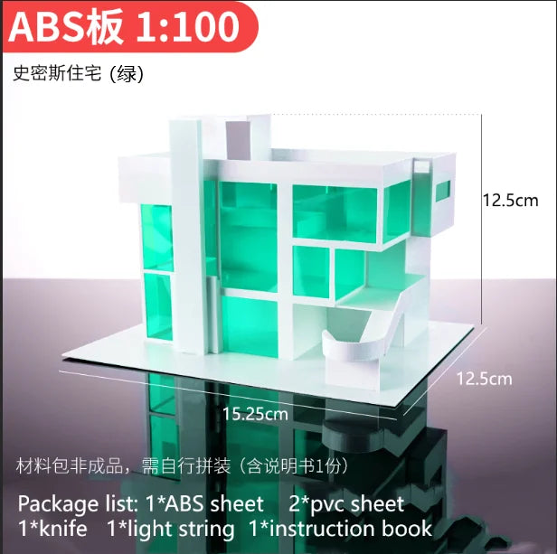 1:100 Scale Architecture Model Kit Famous Architecture Replicas DIY Building Construction Toy Educational Craft Set Hobby Crafts