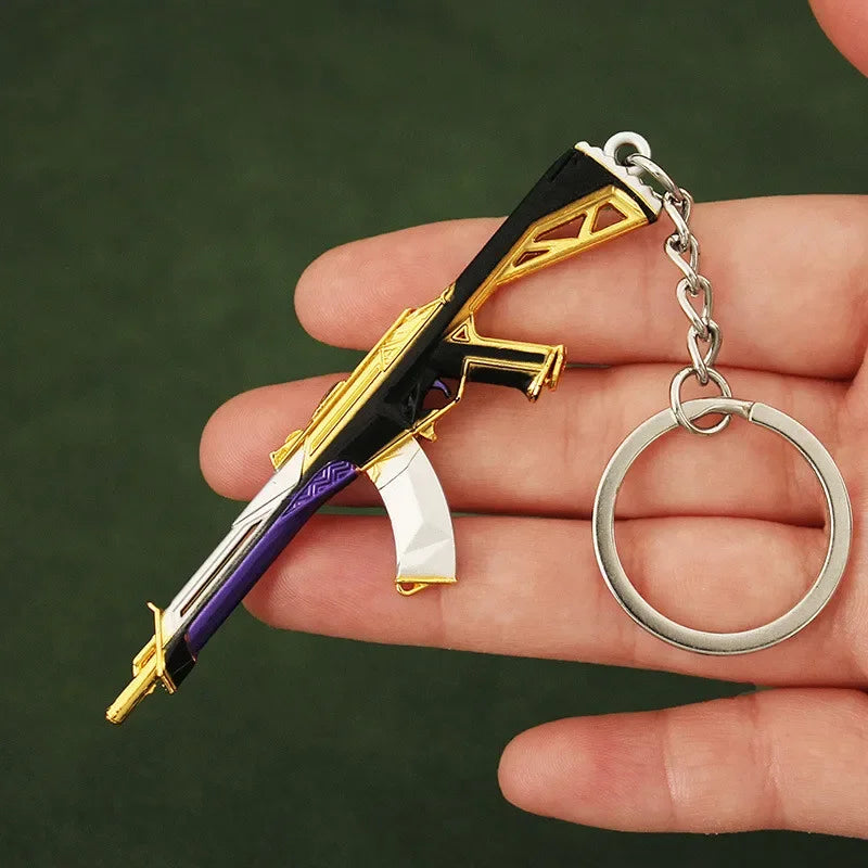 Valorant Melee Reaver 2.0 Karambit Knife Metal M4 Game Peripheral Samurai Sword Alloy Model Keychain Pendant Gifts Toys