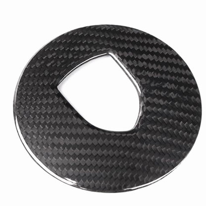 For Porsche 718 911 Cayenne Macan Cayman Car Interior Sitcker Carbon Fiber Steering Wheel Panel Cover Trim Center Board Frame