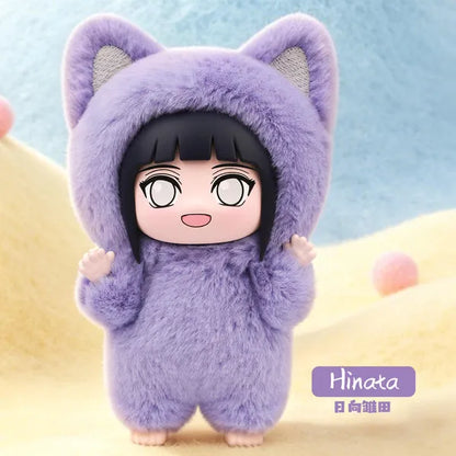 EAKi Naruto Kitten Land Series Plush Doll Blind Box V3 Cute Naruto Sasuke Anime Peripheral Figure Surprise Toys Collectible Gift