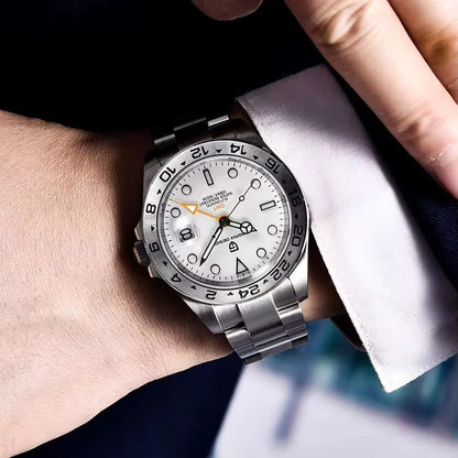 PAGANI DESIGN 2026 New V2 GMT Automatic Machinery Men Watch PD1682 Sapphire Crystal 10 Bar Waterproof Stainless Steel Pagani Des