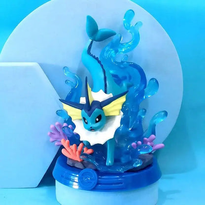 Anime Pokemon Funism Adventure Eevee Family Suit Blind Box Jolteon Sylveon Action Figure Collection Model Kids Toy Gift Replica