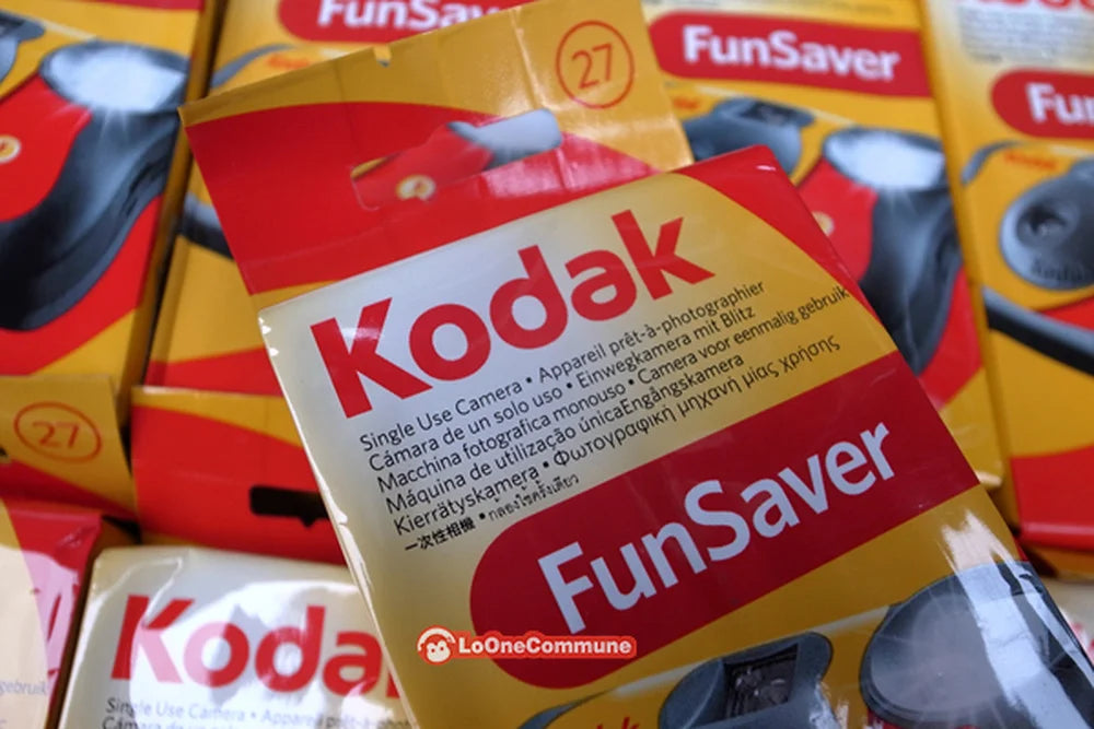 New 1-5 Pcs Original Kodak FunSaver Single Use Camera With Flash Disposable Point-and-Point Film Cameras 27 Exposures 39 Sheets