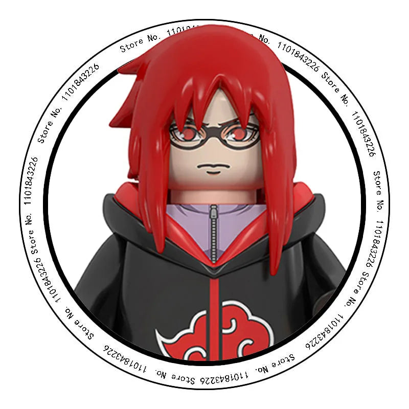 WM6152 Naruto Building Blocks Ootutuki Momoshiki Mitsuki Gaara Namikaze Minato Tobirama Action Figure Accessories For Kids