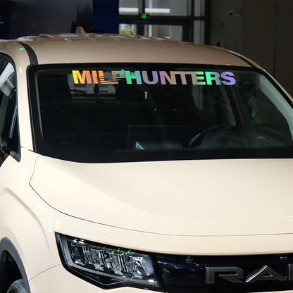 Creative Milfhunters Graphics Stickers Car Vinyl Windshield Window Windscreen Racing Sport Decor Decal Auto Tuning Accessories