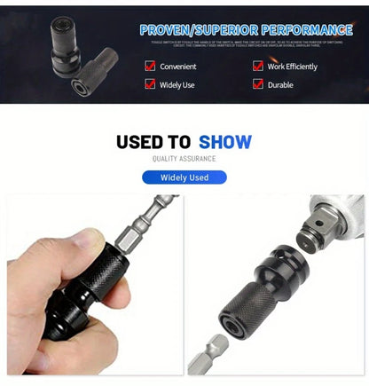 Impact Electric Wrench Conversion Head Telescopic Fast Electric Wrench Accessories Electric Drill Conversion Head Power Tools