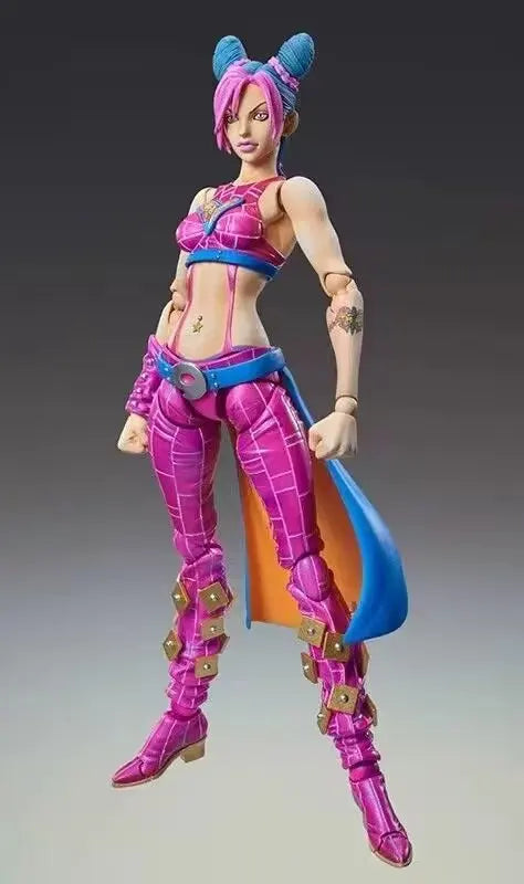 22 TYPES Anime jojo bizarre adventure Kujo Jotaro Dio Brando Diavolo Bruno Bucciarati Leone Abbacchio Jolyne Cujoh Action Figure