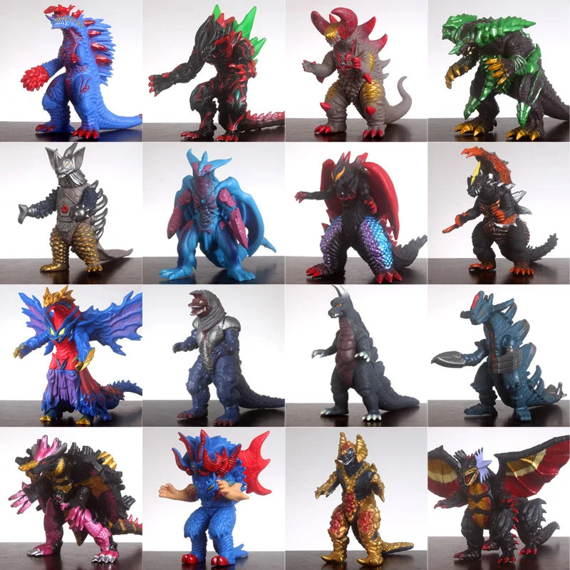 New large Soft rubber Ultraman Belial Monster Leugocyte Belial Gaia Gubira Gomora Model Action Figure Children's Toys