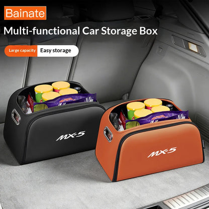 Car Trunk Storage Box, For Mazda MX-5 RF NB NV ND 2005-2025 Organizer Storage Box Bag Car Interior Storage Solutions Accessories