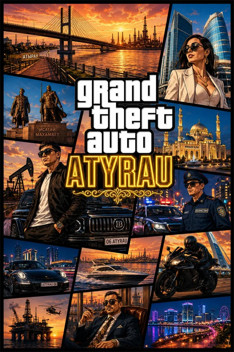 Cool G-Grand The A-Auto Canvas Painting Series 5 6 Hot Game Poster Wall Art Modern Home Boy Bedroom Gaming Room Decor Print Gift
