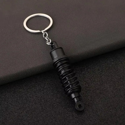 Stainless Steel Car Keychains Brake Disc Turbocharger Gear Design Keyrings Creative Mechanical Car Parts Keychain Gift for Men