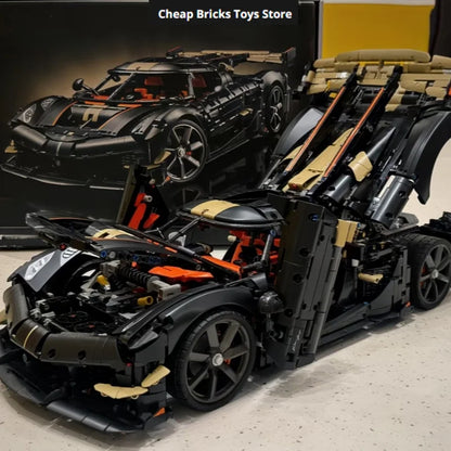 Model V8 Racing Car Supercar Hypercar Toys Adults Gift Technical Vehicles Bricks Building Blocks Cheapest 4104pcs for Home Decor