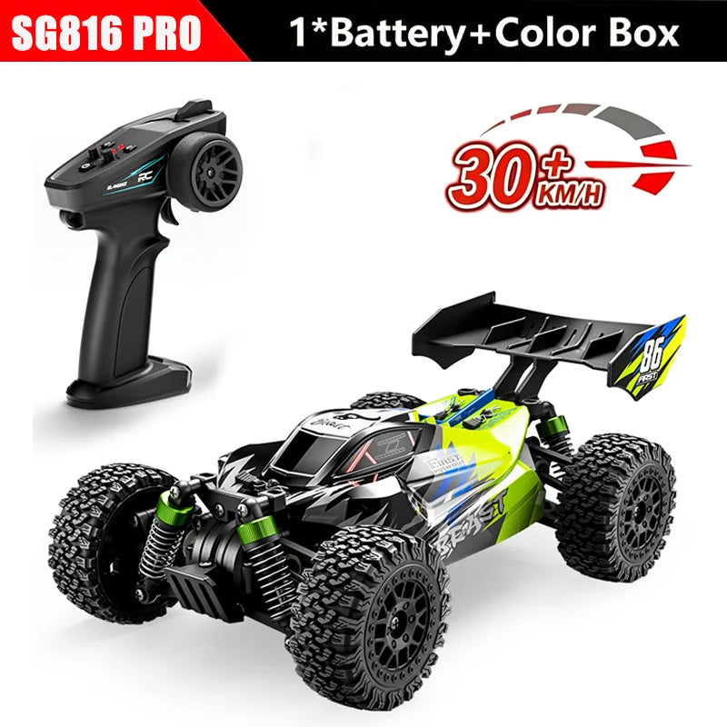 SG816MAX 1:24 4WD Brushless High Speed 40KM/H RC Off Road Car SG816 PRO Drift Remote Control Toys for Boys Adults Outdoor Racing