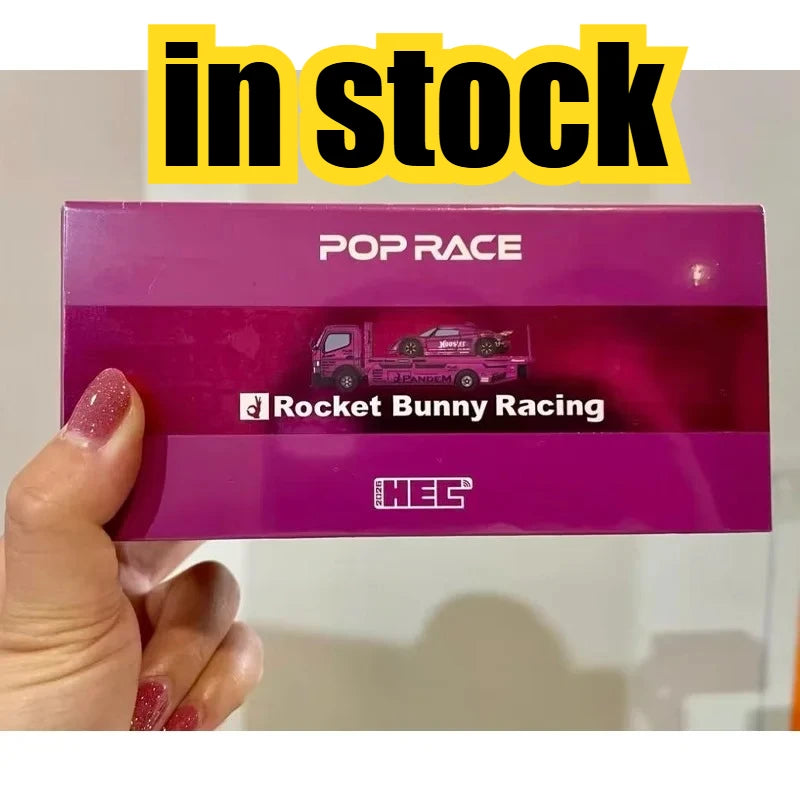 POPRACE 1/64 PANDEM ELISE RWB 930 RX-7 FD 3S 2026 HEC in Stock Alloy Motor Vehicle Diecast Models Car Toys Collection Boy Gifts