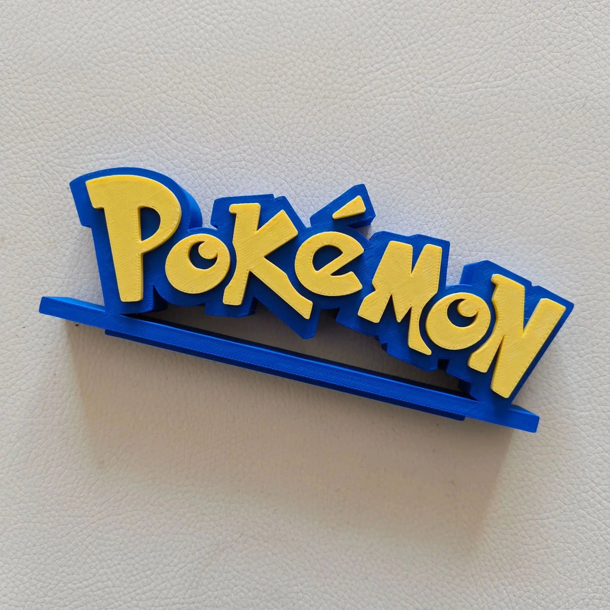 3D Printing Anime Poke Logo 15.8*6*1.8cm Three-Dimensional Ornament Font Standing Sign Model Collocation
