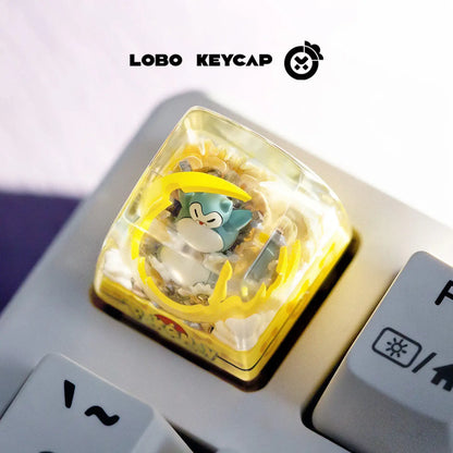 Pokemon Keycap Magikarp Gengar Esc Replace Keycap Resin Anime Kawaii Decor For Mechanical Keyboard Anime Collect Model Toys Gift