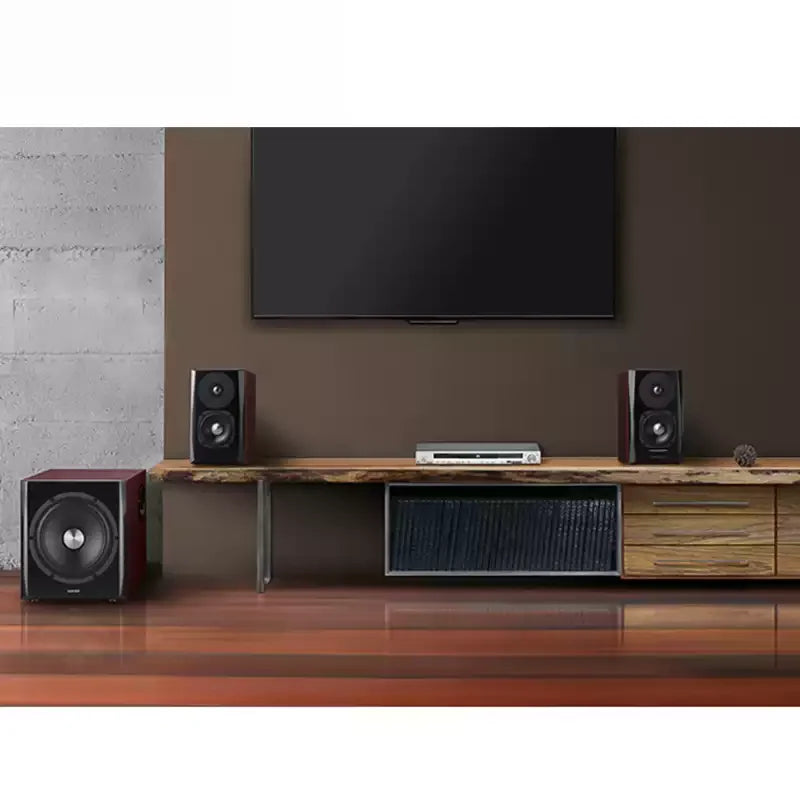 S201 Powerful Bluetooth 5.0 Speaker System, 2.1 Channel Subwoofer for PC Laptop TV Projector, HiFi Home Theater Soundbar