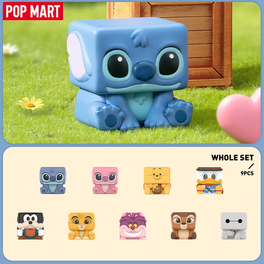 POP MART Disney Classics POP CUBE-3 Series Figures 1PC/9PCS POPMART Blind Box Cute Figurine Toy Action Figure