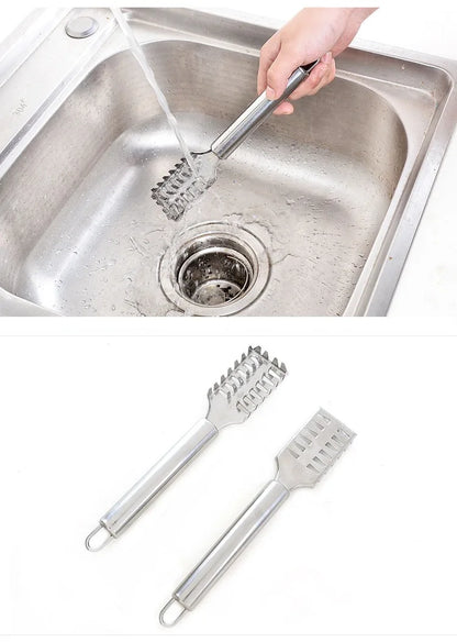 1PC Stainless Steel Fish Scale Knife Scale Scraper Sawtooth Scraping Boning Filleting Cut Scrape Dig Maw Knife